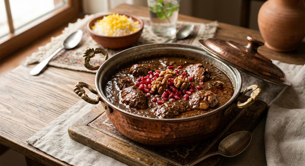 تهیه فسنجان با گردو